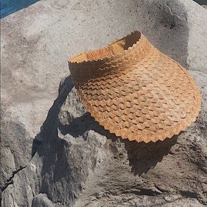 HAWAIIAN RATTAN VISOR !!